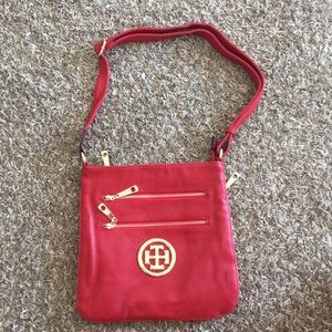 Red Tory Burch bag- used